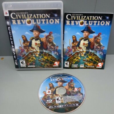 Sid Meier's Civilization Revolution Sony Playstation 3 PS3 2008 Complete (K)