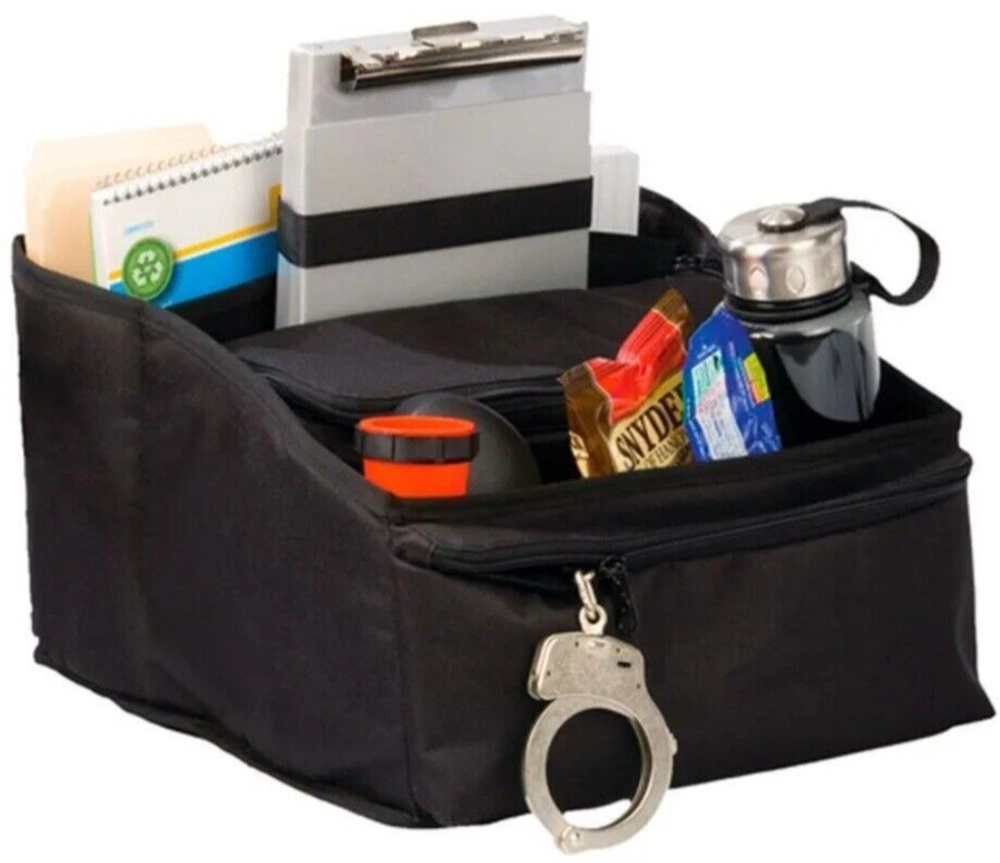 Uncle Mike's Nylon Black Deluxe Car Seat Organizer 52562 NEW 14" x 12.5" x 8.5"