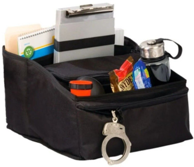 Uncle Mike's Nylon Black Deluxe Car Seat Organizer 52562 NEW  14'' x 12.5'' x 8.5''