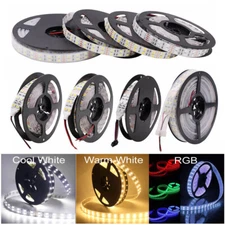 5m LED Strip Double Row 5050 600Leds RGB Warm White Flexible High Bright 24V 12V