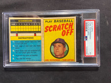 1971 Topps Scratch-offs Carl Yastrzewski graded 3