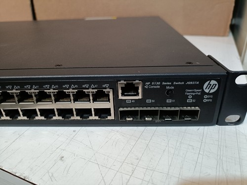 SWITCH HP 5130JG937A -48G-PoE+-4SFP Switch Menaged - Photo 2/9