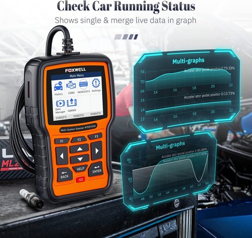 FOXWELL NT510 Elite for Mercedes Benz All System Bi-Directional OBD2 Code Reader - Bild 6 von 13