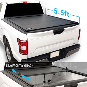 2010 2020 Ford F 150 5 5ft Retractable Roll Up Hard Waterproof Tonneau Cover Ebay