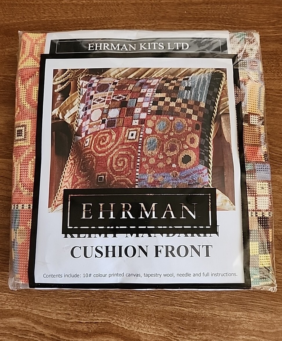 Ehrman Kits LTD Klimt Mandarin Cushion Front New Needlepoint eBay