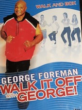 George Forman Walk It Off With George DVD 2004 Walk and Box