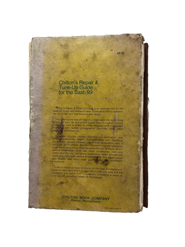 Guía de cableado manual de reparación de taller Saab 99 1969-1975 carrocería del motor Foto 2 de 4