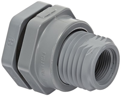 Hayward BFAS2007CES Series BFAS Short Pattern Bulkhead Fitting Socket x Threaded