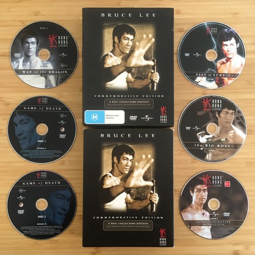 Bruce Lee Commemorative Collector’s Edition 6-Disc Box Set | AU PAL Region 4 DVD - Picture 1 of 12