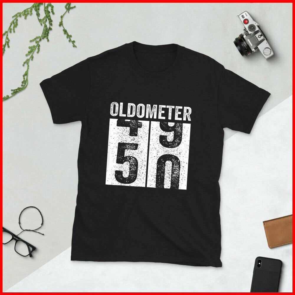 Oldometer 49 50 Shirt 50th Birthday Funny Gift Men Women T Shirt