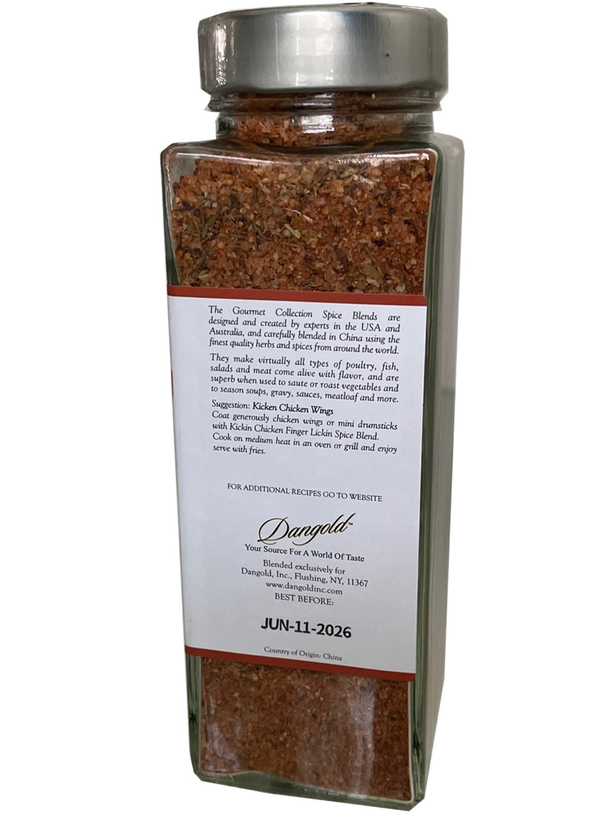 The Gourmet Collection Spice Blends KICKIN CHICKEN FINGER LICKIN 9.17