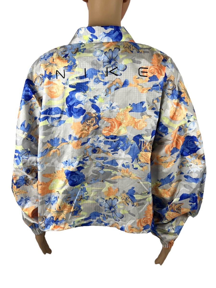 Nike Sportswear Womens Woven Floral Track Jacket Size XXL