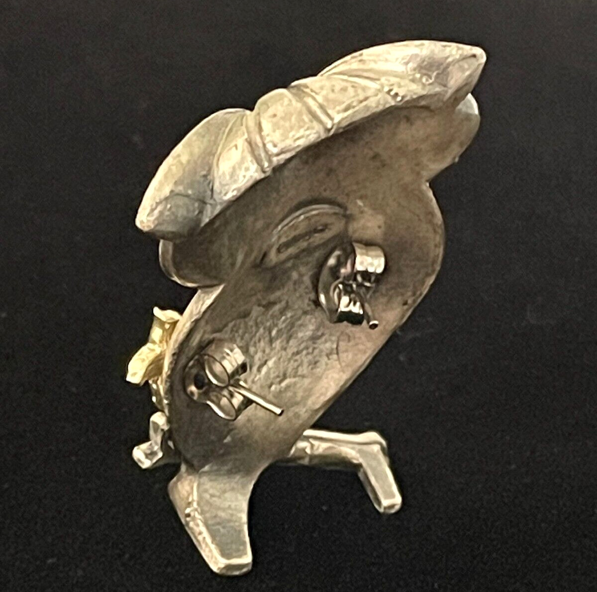 Pewter Earring Holder & Starfish Stud Earrings Torino Standing Owl FREE SHIP