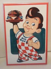 Vintage BIG BOY 2" x 3" Fridge MAGNET Art FOOD RESTAURANT