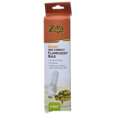 Reptile, Zilla Desert Mini Compact Fluorescent UVA/UVB Bulb 1 Bulb - 6 Watt 