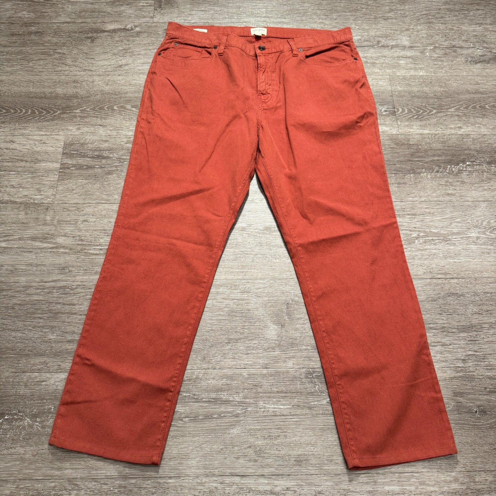 TODD SNYDER Pants Mens 36 Linen Blend Chino Slim Fit Huckberry Preppy 36x30