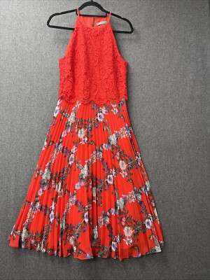 strapless open back dress Rent Oasis Frill Ruffle Bouquet Floral Midi Dress main image 0