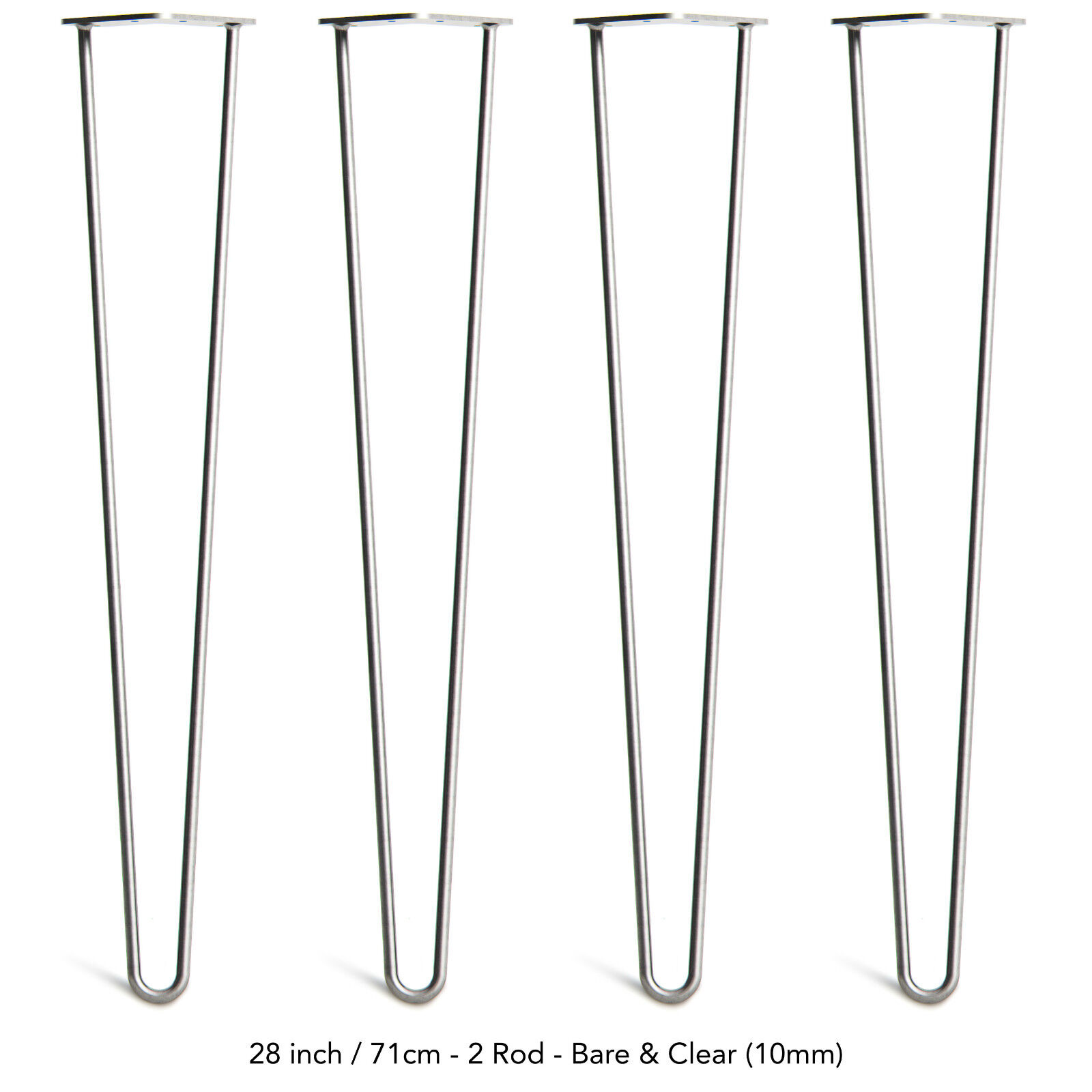 4x Premium Hairpin Table Legs + FREE Screws, Guide, AND Protector Feet Worth £8! Super oferta specjalna cena wysyłkowa
