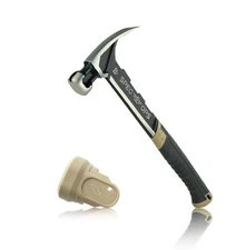 Spec Ops Tools Framing Hammer, 22 oz, Rip Claw, Smooth Face, Soft Mallet Cap,...