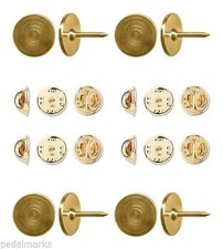 12 Gold TIE TACKS + Back Lapel ~ Scatter Pins...