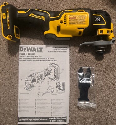 NEW DEWALT DCS356 20V 20 Volt MAX XR Brushless 3-Speed Oscillating Multi-Tool
