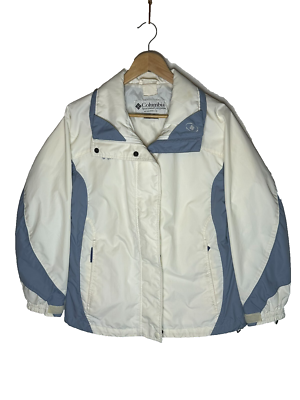 ジャケット Off-White Woman Jacket Blue OWEF111F23FAB001 4700 COLUMBIA White/Blue Jacket Lightweight Women's Size Small | eBay