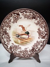 Piatto inglese caccia Spode Woodland cm 27 "Germano Reale"