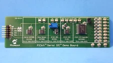 I2C Interface Evaluation Board, PKSERIAL-I2C1, MICROCHIP, 24LC02B,MCP9800