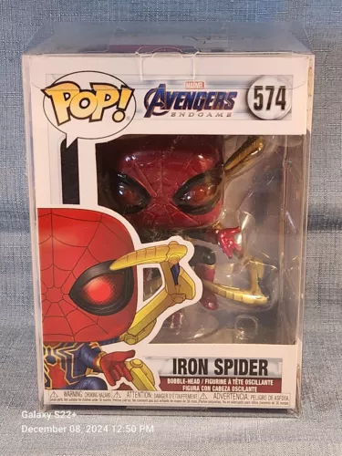 Funko Pop! Marvel - Avengers End Game - Iron Spider #574 - con protector transparente