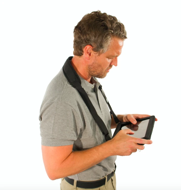 Runnur SSCBLKIP Adjustable Shoulder Soft Sling Case for iPad 2, 3, 4 (Black) - Image 4 of 4