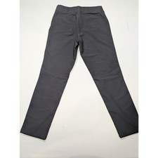 Women's Black Pull-On Stretch Pants Straight Leg Pockets Size Medium