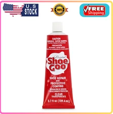 SOF SOLE Original Shoe Goo - 3.7 fl oz Tube - Clear Shoe Glue - Repairs Soles