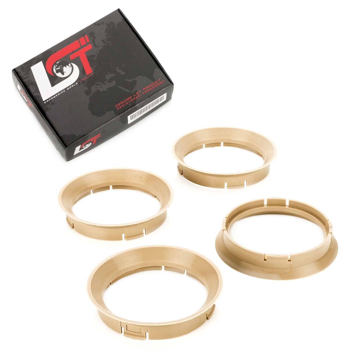 4X Distance Rings Centering Rings Ø 57.1 Mm - Ø 64.0 Mm For Subaru