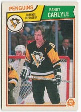 1983-84 O-Pee-Chee Randy Carlyle OPC - Pittsburgh Penguins