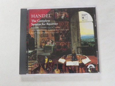 Handel: The Complete Sonatas for Recorder - CD