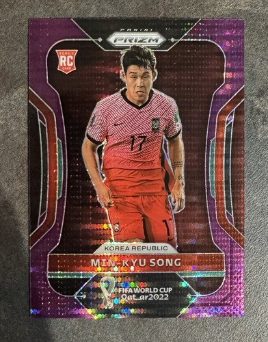 Min-Kyu Song 2022 Panini Prizm World Cup Purple Pulsar /35 Rookie
