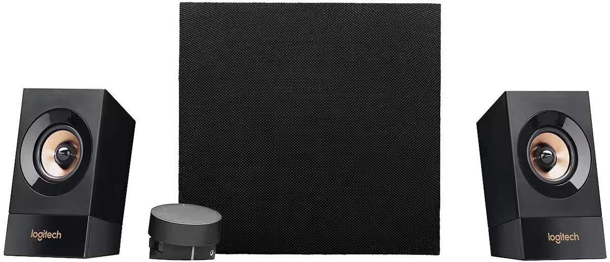 Logitech - Z533 Multimedia Speakers (3-Piece) - Black - 980-001053