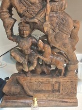 20th Century Hand Carved Wooden Sculpture