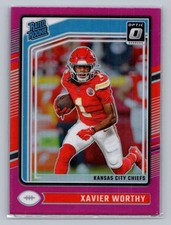 2024 Donruss Optic #300 Xavier Worthy Pink