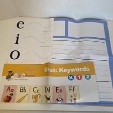 Fundations Posters - Lot of 3 - Basic Keywords, Short Vowel, Large Letter Grid