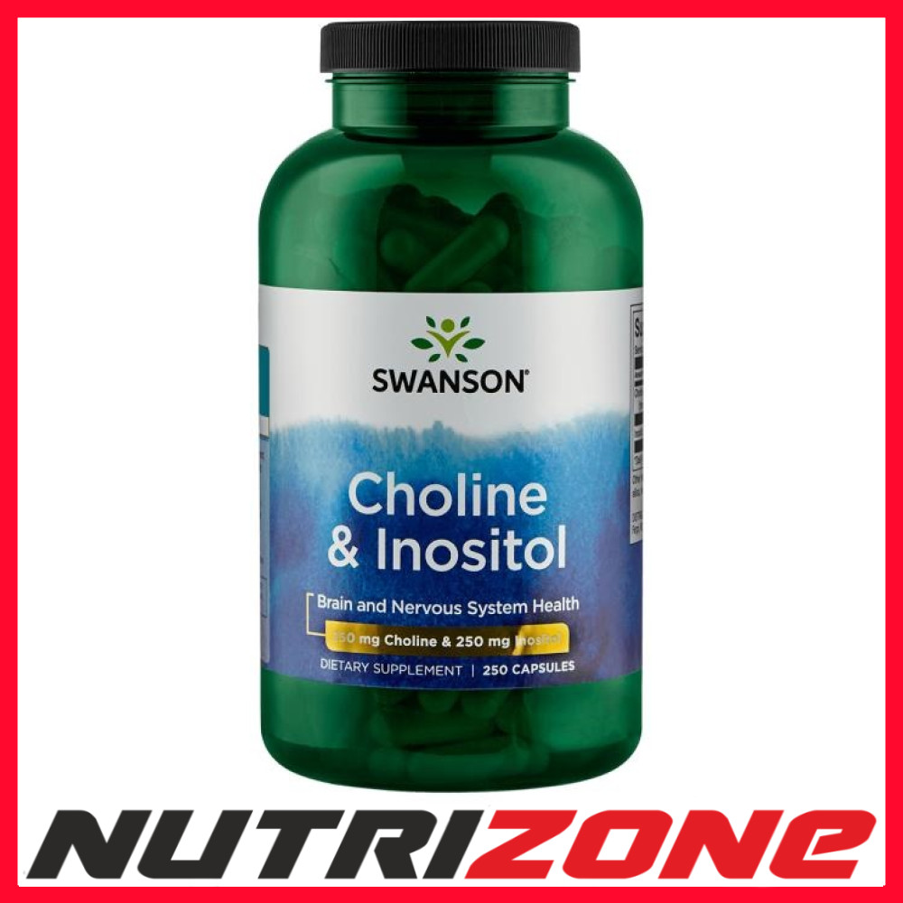 Swanson Choline & Inositol Brain Nervous System Support - 250 caps