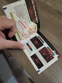 Red Alarm Virtual Boy Manual Only ~ Instruction Booklet