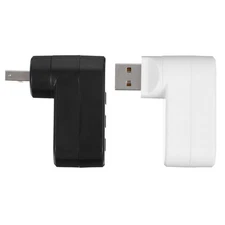 2pcs High Speeds 3 Port USB 2.0 Multi HUB Splitter Expansion Cable Adapter