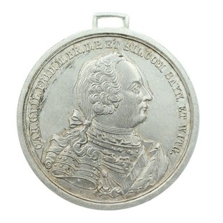 Medaille Sayn Altenkirchen Wittgenstein 1750 Karl Wilhelm Friedrich | Aluminium