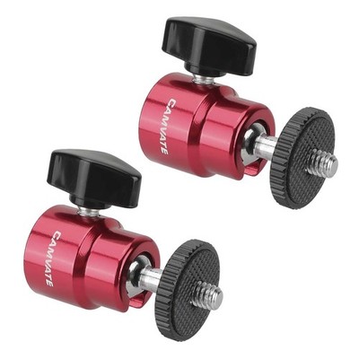 2x CAMVATE 1/4''Male to Female Tripod Mount Adapter fr Camera Monitor/Video Light
