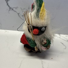 Christmas Ornament On Pinecone Possible Hobbiest Piece vintage