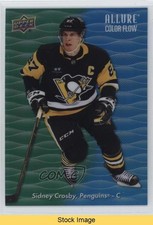2023-24 Upper Deck Allure Color Flow Green Blue Sidney Crosby #CF-18 READ 0wz4