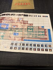 The Legend of Zelda (Nintendo NES 1987) - Manual & Map w/ Sleeve