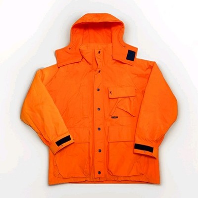 Vintage Browning Hunting Jacket Mens Medium Blaze Orange Gore-Tex