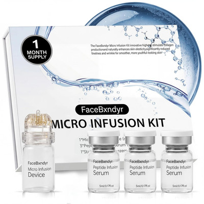 Micro Infusion System for Face & Neck 0.25Mm Stamp with PDRN (Sodium DNA), Multi